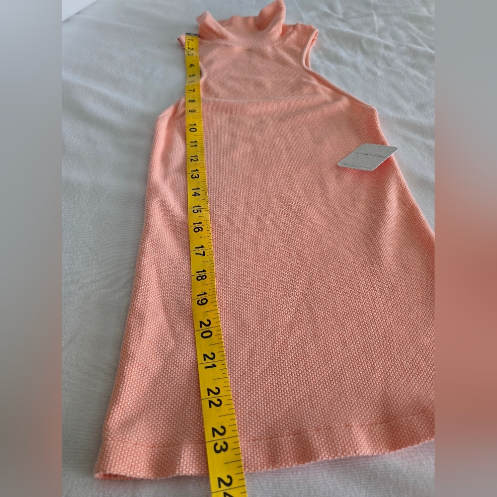 Free People Intimately Electric Nectar Textured Turtleneck Tank NWT M/L - Picture 5 of 7